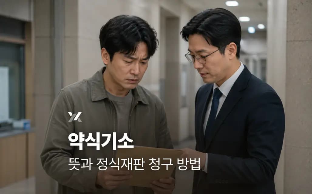 약식기소 뜻과 정식재판 청구 방법