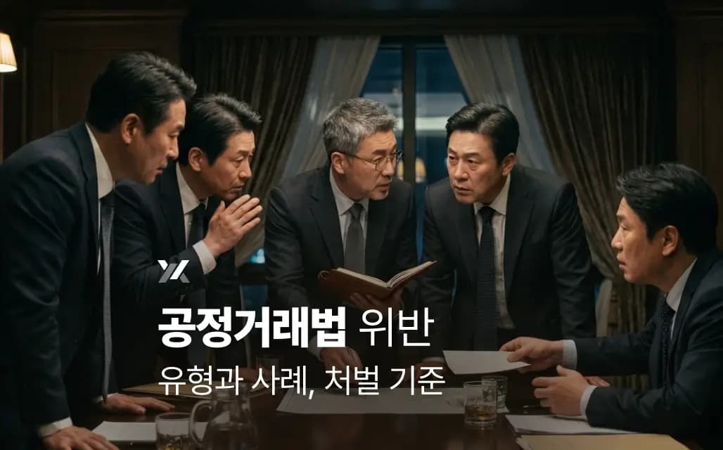 공정거래법 위반 유형과 사례, 처벌 기준