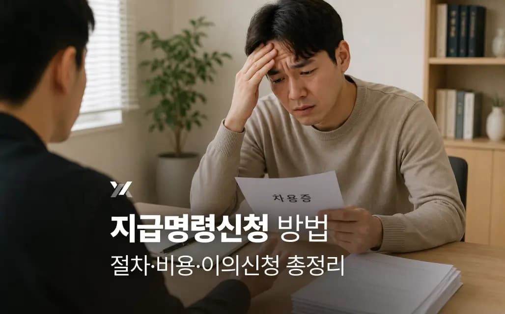 지급명령신청 방법｜절차·비용·이의신청 총정리