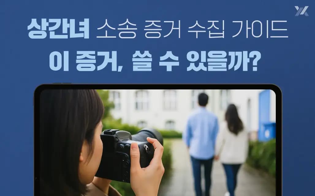 상간녀소송 증거 수집 가이드: 합법vs불법 기준 판례로 확인하기!