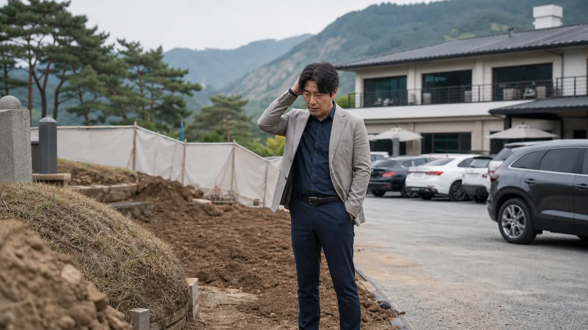 분묘훼손 손해배상청구 기각을 위한 공사 전 훼손 입증