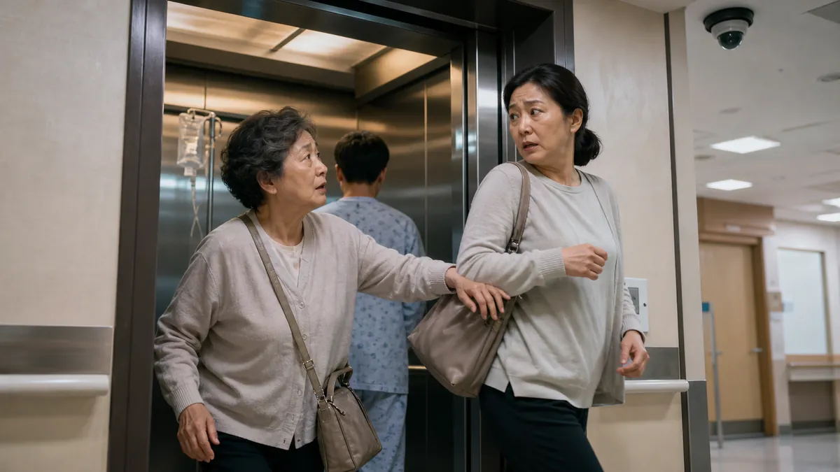 병원 엘리베이터에서 발생한 우발적 접촉의 폭행 혐의와 고의 부재 소명