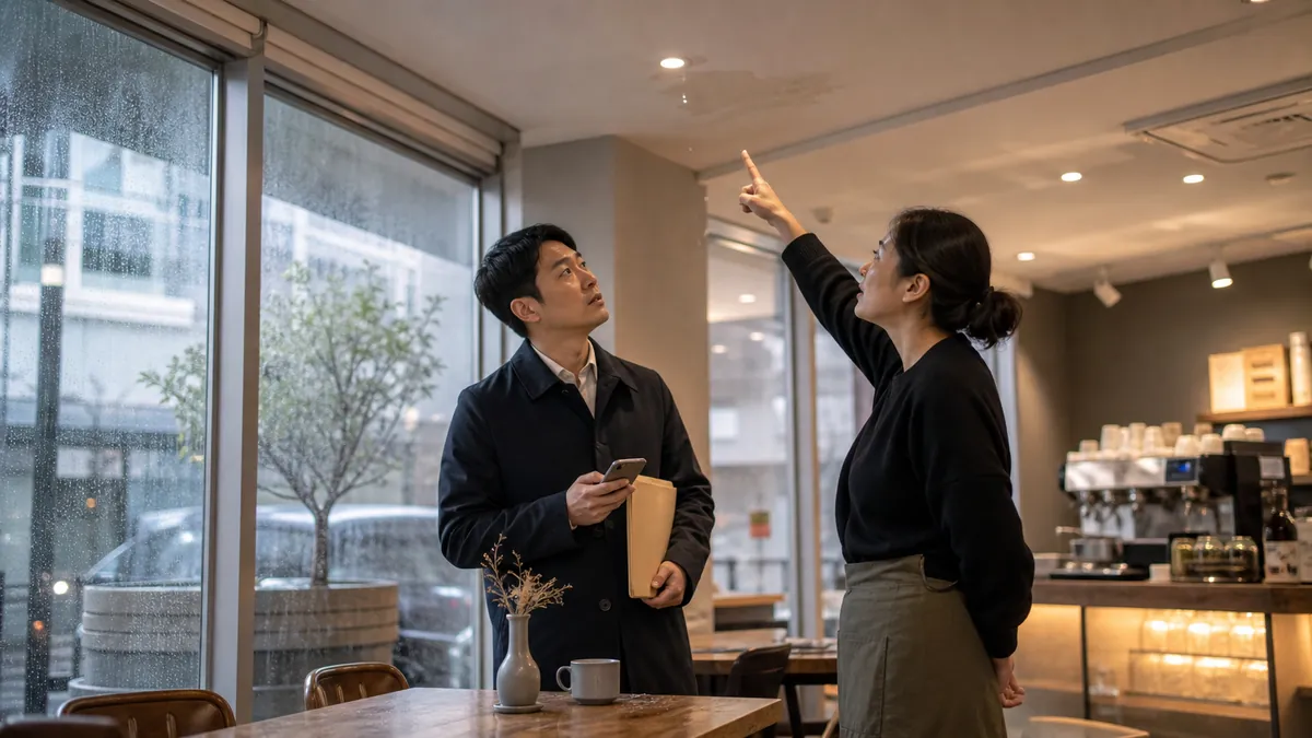 카페 임대인이 폭우 누수로 인한 임차인의 계약 해지와 임대차보증금 반환 청구에 대응한 사례