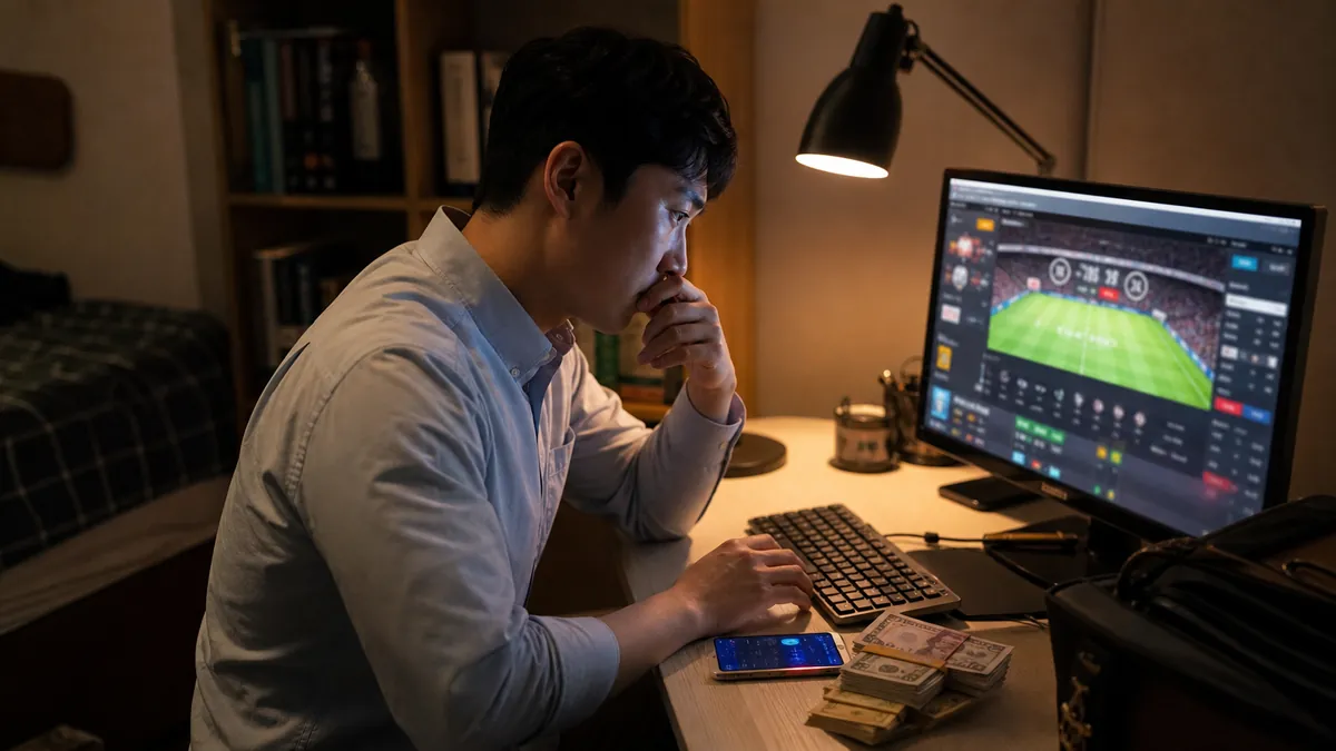 온라인 스포츠 베팅 반복 입금으로 도박 혐의 수사에 대응한 회사원 사례