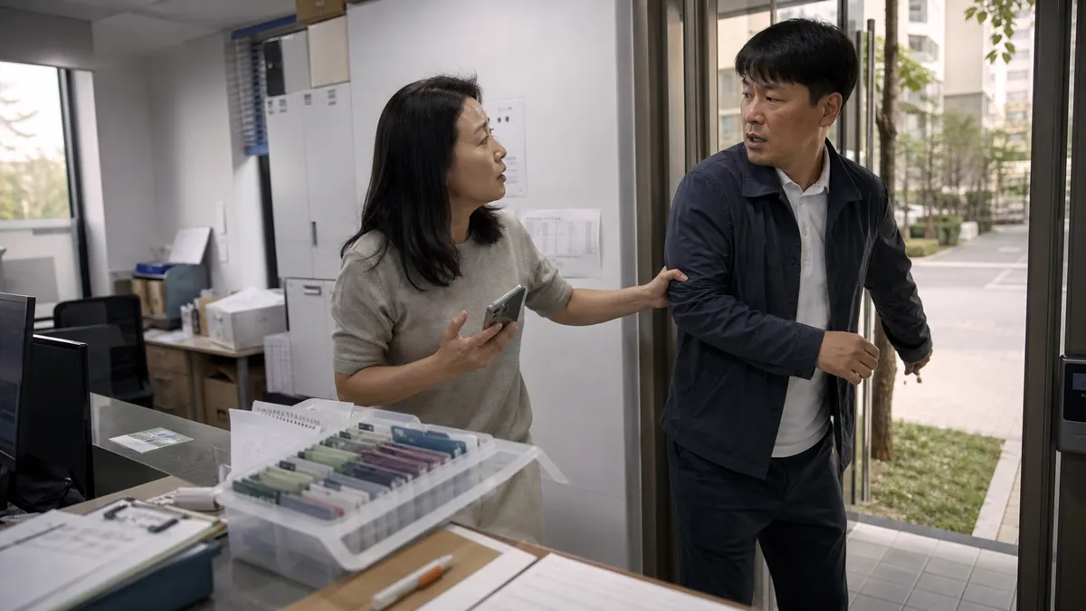 방문주차증 실랑이로 이동을 막아 감금 혐의에 대응한 사례