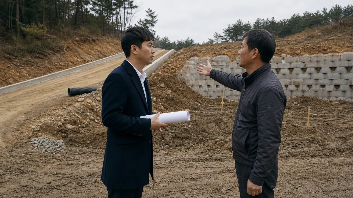 토목공사와 도로 확보 미이행에 맞서 잔금 동시이행과 소유권이전등기를 다툰 사례