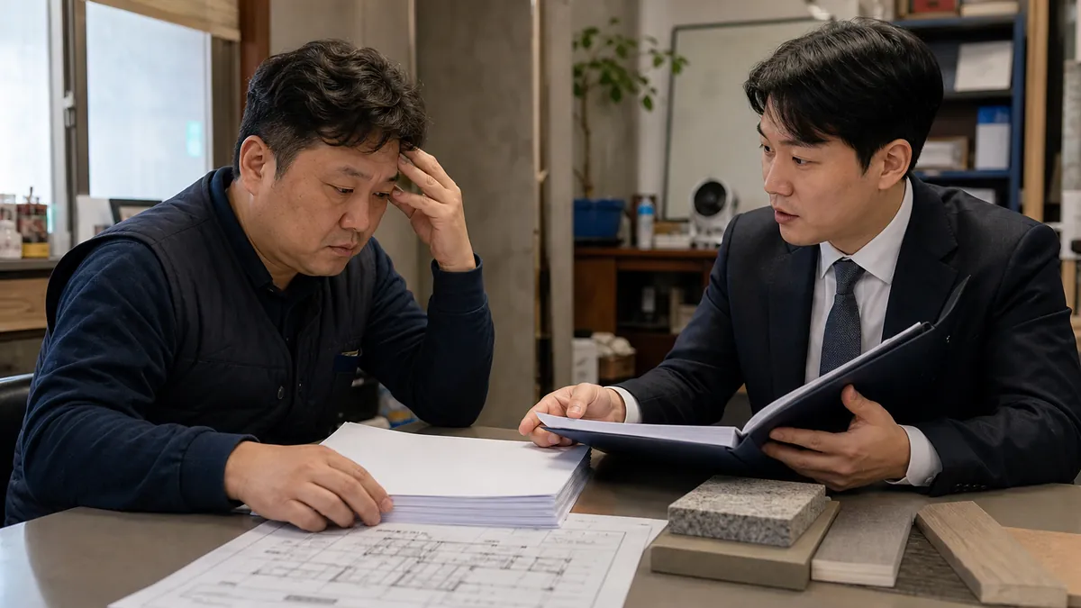 공사대금 지급 소송에서 계약 당사자가 아니라는 점을 근거로 채무를 다툰 자영업자 사례