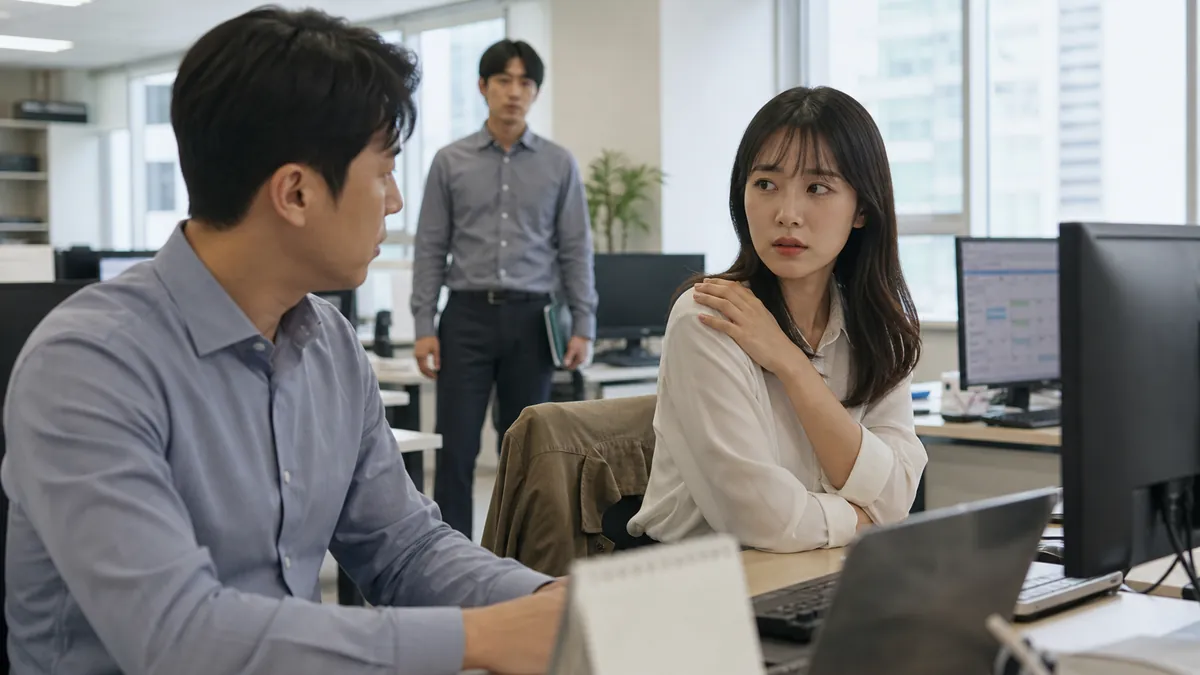 직장 동료의 강제추행 신고와 목격 진술에 근무기록으로 대응한 불송치 사건