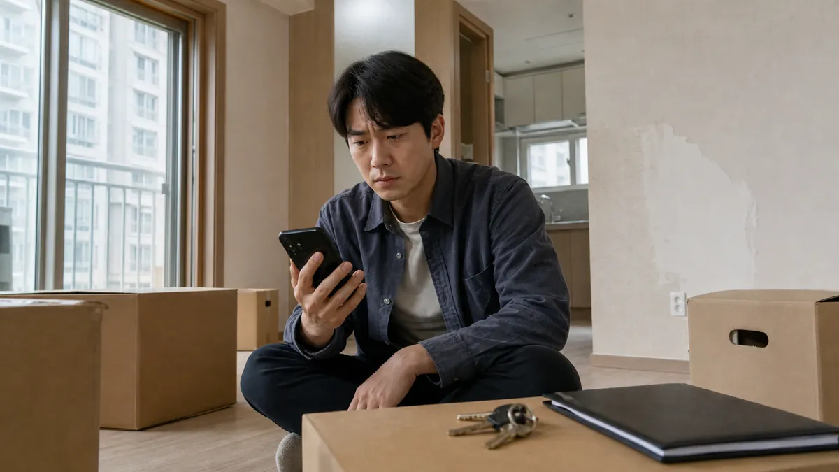 임대차 종료 후 보증금과 문자로 약속한 금액을 받지 못해 반환청구가 필요했던 상황