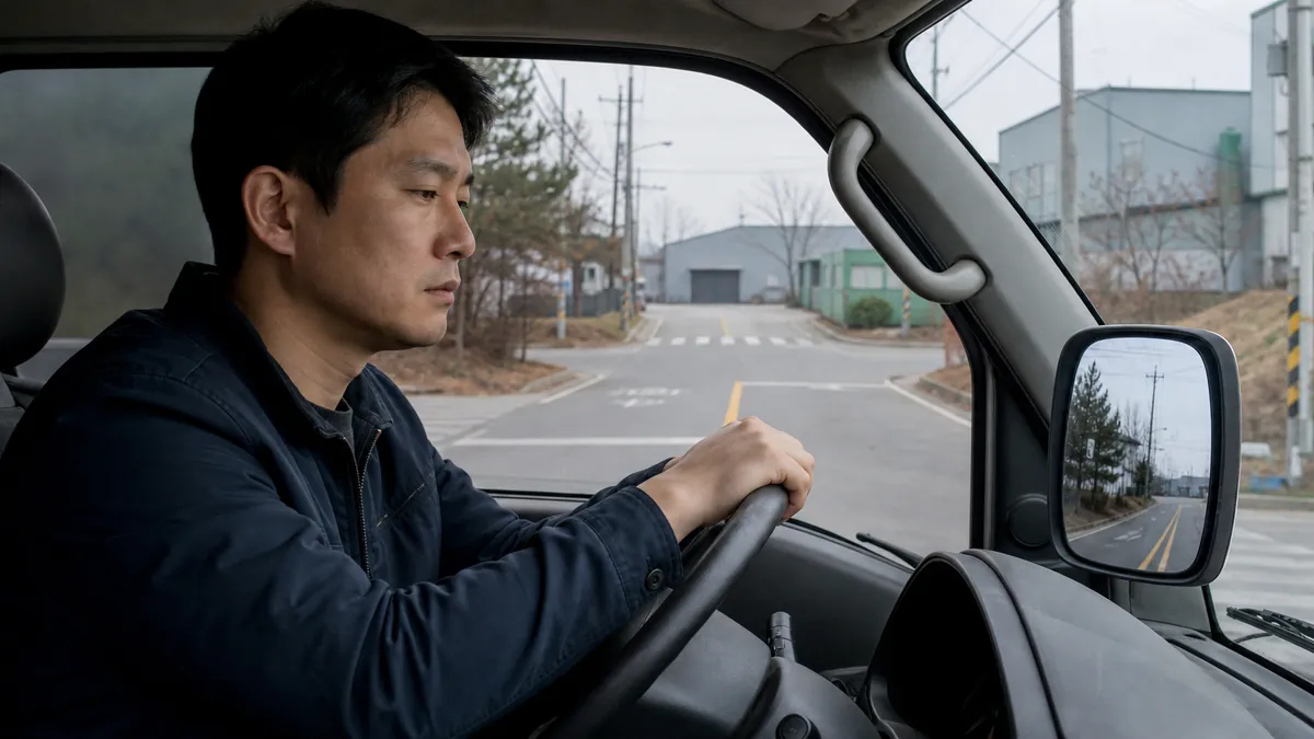 무면허운전 전력 후 화물차를 다시 운전해 실형 가능성에 대응한 사건