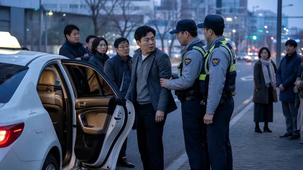 콜택시 하차 요구 중 다수 폭행과 경찰관 상해로 공무집행방해 재판에 대응한 의뢰인