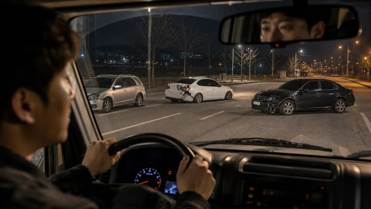 음주운전 재범 사고 후 미조치와 피해 회복 노력으로 집행유예
