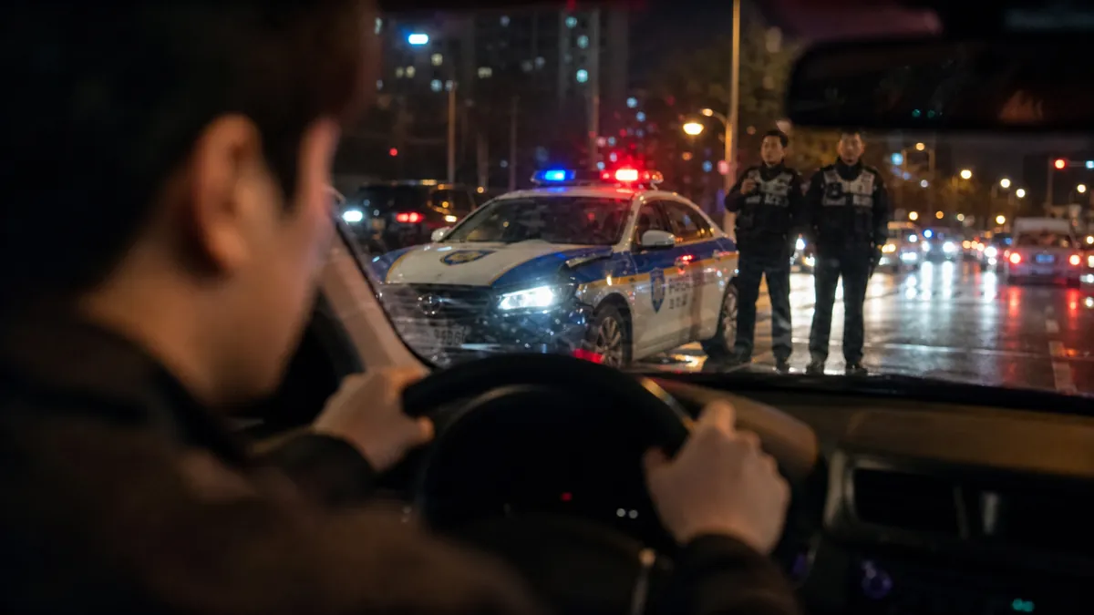 음주운전 도주 중 순찰차 충격으로 경찰관을 다치게 해 형사재판 대응이 필요한 사건