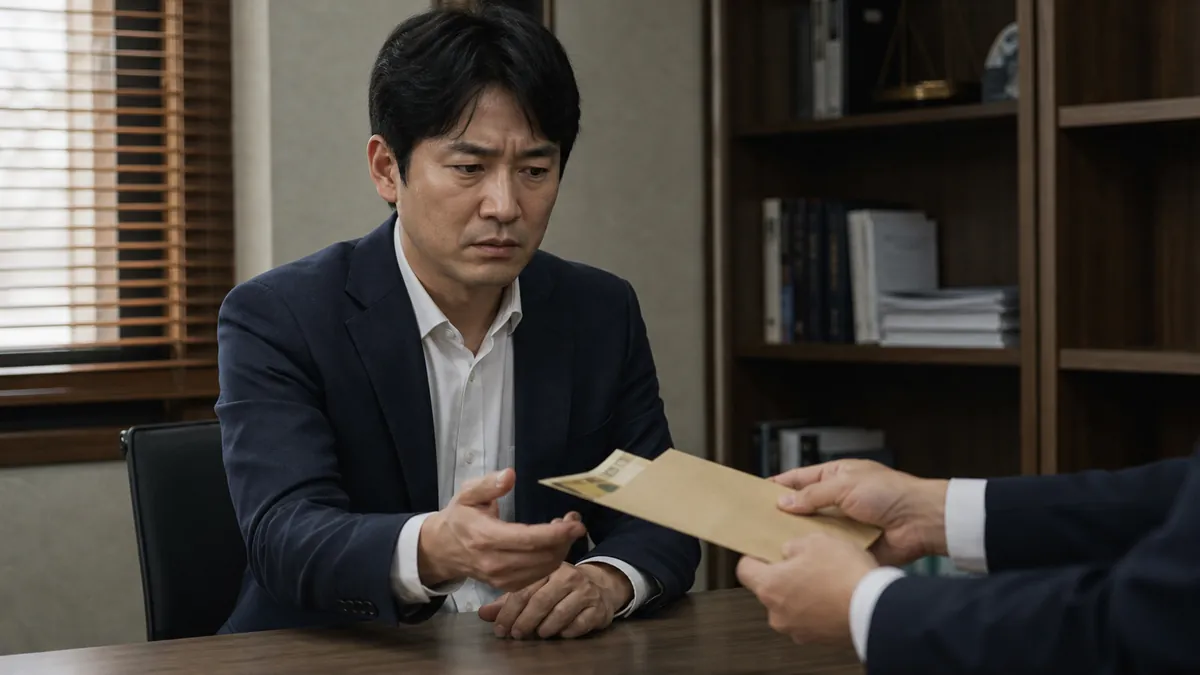 상급자를 통해 현금을 받은 뇌물수수 혐의 조사 대응과 기소유예 사례